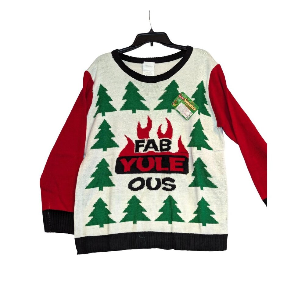Fab Yule Ous Christmas Sweater By Forum Novelties Large Adult Unisex Ugly Holida